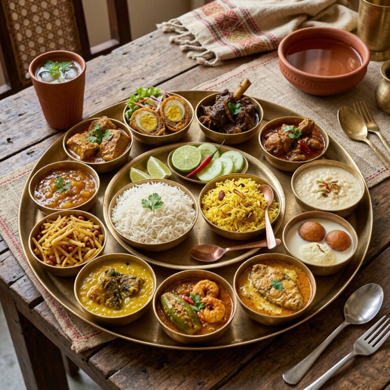 রায় বাহাদুর থালি: বাংলার রাজকীয় রসনার এক ঐতিহ্যবাহী আয়োজন